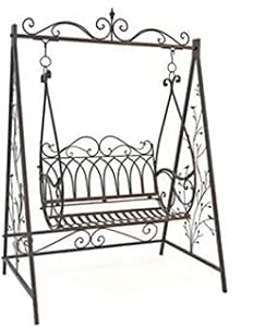 Schaukel Hollywoodschaukel Gondel 1868 aus Metall Schmiedeeisen Gartenschaukel