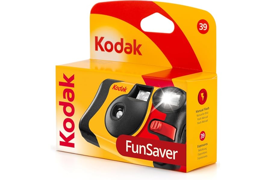 Kodak Single Use FunSaver Camera with Flash 27 exposures +12 free