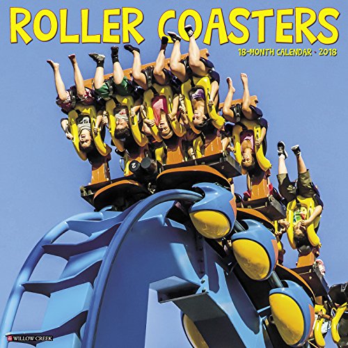 Preisvergleich Produktbild Roller Coasters 2018 Calendar