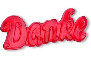 ‎FLAMINGO ON THE BEACH Fruchtgummi Danke – 25er Pack Gastgeschenk – Süßes Dankeschön im Schriftzug Danke für Gäste, Hochzeit, Geburtstag, Firmen-Event & Feiern – Gummibärchen mit 10% Fruchtsaft als Mitgebsel & Give-away