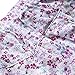TiaoBug Baby Girls Outfits Embroideries Vest Top Flower Shorts with Headband Costume Clothes Set 9-12 Months Fuchsia
