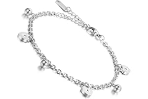 OIDEA Damen Infinity Armband Armkette: Sexy Armkette Fußkette Liebe Herz Unendlichkeitszeichen Fußkettchen Liebesschloss Elegant Handgelenk Exquisit Schmuck Geschenk für Frauen Mutter Freundin