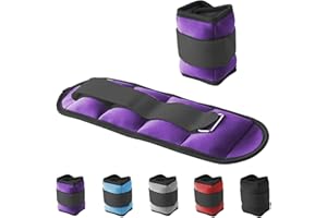 G5 HT SPORT Cavigliere Appesantite Polsiere Appesantite | Regolabili Con Chiusura a Strappo | per Fitness, Yoga, Riabilitazione, Jogging, Ginnastica, Aerobica, Palestra