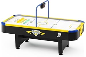 ‎AUTOMATEN HOFFMANN Automaten Hoffmann Turnier Airhockey-Tisch mit Luft Hochleistungsgebläse | Profi-Airhockeytisch für Wettkampf u. Liga | Inkl. Pucks, Griffen u. Elektronischem Zählwerk | 245x123x80 cm | 120 kg