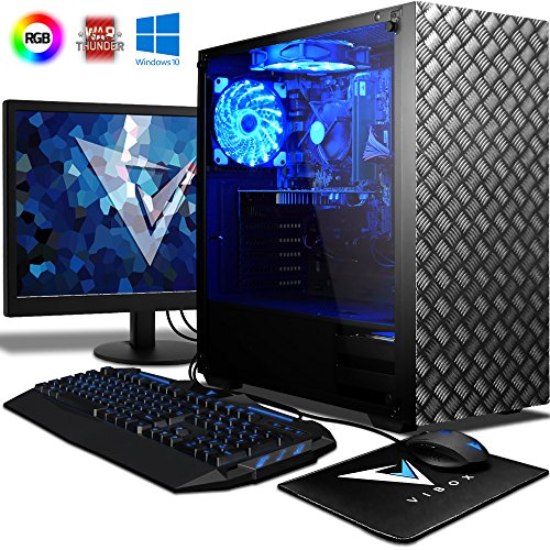 VIBOX Killstreak GMR750T-48 Gaming PC Ordenador de sobremesa con Cup n de Juego Win 10 22 HD Monitor 4 3GHz Ryzen 8-Core GeForce GTX 1050 Ti 8GB DDR4 RAM 480GB SSD 2TB HDD VIBOX Killstreak GMR750T-48 Gaming PC Ordenador de sobremesa con Cup n de Juego Win 10 22 HD Monitor 4 3GHz Ryzen 8-Core GeForce GTX 1050 Ti 8GB DDR4 RAM 480GB SSD 2TB HDD