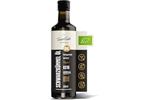 ‎TIMBER TASTE Nigella Schwarzkümmelöl Bio kaltgepresst 250ml – Ägyptisches Schwarzkümmel Öl Black Seed Oil - Schonend gefiltert - Angenehm milder Geschmack - Aus deutscher Ölmanufaktur