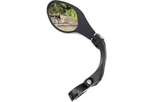 Hafny Handlebar Bike Mirror, Stainless Steel Lens, HF-MR081 (Left)