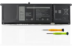 K KYUER 54Wh V6W33 TN70C G91J0 Batterie pour Dell Latitude 3320 3420 3520 Inspiron 14 Plus 7420 3510 3511 3515 3520 3525 3535 5310 5410 5415 5418 5510 5515 5518 5410 7415 7420 7425 7430 7435 7620 2-in-1