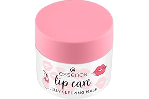 Essence Cosmetics Lip Care Maschera Labbra Notte in Gel, Idratante, Rigenerante, Curativo, Gel, 8 g