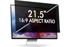 Nsyee 21.5 Inch Removable Computer Privacy Screen Filter, WxH: 476mm x 268mm, 16:9, Privacy Protection, Anti Glare and Blue Light, Anti-UV, Eye Protection, Anti Spy Screen Protector