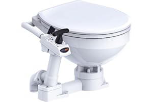 Seaflo - WC Toilette Manuale Compatta Completa - Barca Gommone Vela Nautica Camper