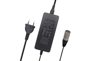 Abakoo ersetzt 2A Ladegerät für 36V Li-Ion für Derby Cycle Impulse Raleigh Leeds Dover Stoker Agattu Sahel Connect Tasman City BSC4203000 4-Pole-XLR XLR-4 für Kalkhoff