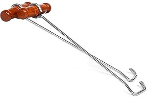 HOUNDSBAY Cowboy Boot Hook for Men and Women - Boot Puller for Cowboy Boots with Long Handles