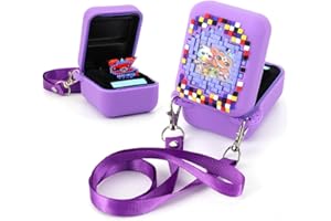 Starnearby Silicone Case for Bitzee Interactive Toy - Full Cover Protective Digital Pet Case With Colorful Pattern, Strap, Washable, Anti-fall