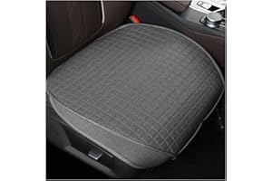 JNNJ 2 Pièces Coussin Siège Avant Voiture, Coussin pour Siège Avant Voiture avec Fond Antidérapant, Protecteur Sièges Voiture Avant Doux Confort, Housse Siège Auto pour Camion SUV(Gris)