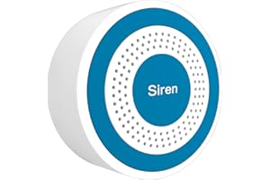 Sirena estroboscópica inalámbrica LWOHSI para Sistema de Seguridad del hogar, Alarma de Sirena de cúpula estroboscópica para Sistema de Alarma (LW106 LW108)