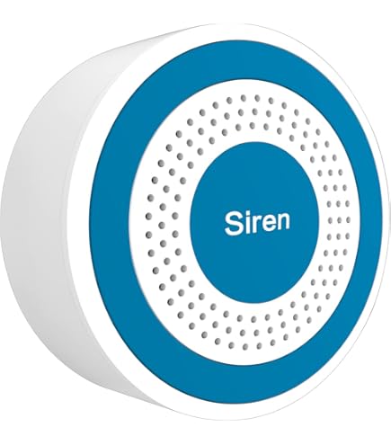 Alarm System, Outdoor Siren, Siren, with 110 dB LED Flashing Light, Compatible with Alarm System for Home, Farm, Angle, Villa, Yard, Garden Alarm System, Outdoor Siren, Siren, with 110 dB LED Flashing Light, Compatible with Alarm System for Home, Farm, Angle, Villa, Yard, Garden