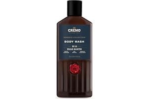 Cremo Reserve Collection Body Wash, Men's Shower Gel for Body Skin Care, Palo Santo Luxury Fragrance, 473 ml
