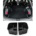 Karltys Rear Trunk Organizer for Toyota Corolla Cross Accessories 2022-2025 (NOT for Corolla), Corolla Cross Trunk Side Pockets Waterproof Trunk Storage Bin Boxes (2PCS)