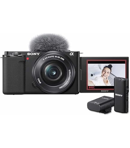Sony ZV-E10 Systemkamera mit 16–50mm Objektiv – 4K-Video