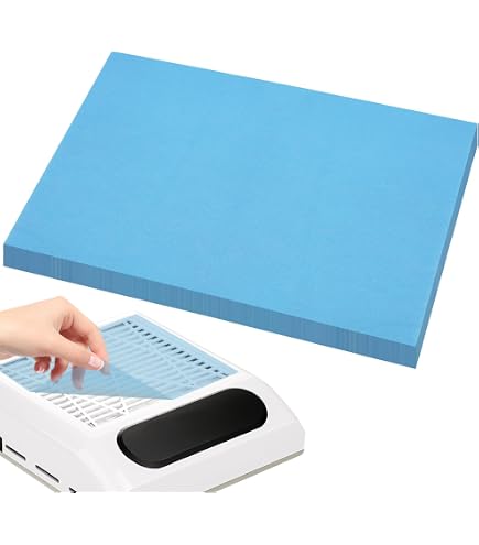 NICENEEDED 100 Blatt Nagelstaub-Filterpapier – Vlies-Filter Zum Absaugen Von Feilstaub | Für Nagellackentferner & Maniküre