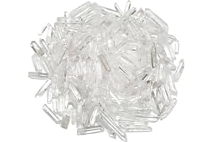 ‎CRYSTALTEARS CrystalTears Bergkristall Stein 15mm-40mm natürliche Klare Quartz 100g Formlos Spitze Rohnstein Reiki Healing Spirituelle DIY Schmuck