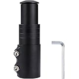 QIMEI-SHOP Elevador de Vástago de Bicicleta Adaptador de Extensor de Manillar de Aleación de Aluminio para Horquilla 1-1/8" 2