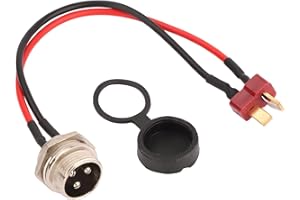 Yungeln Puerto de Carga para Scooter eléctrico con Cubierta Antipolvo, Conector de Puerto de Carga Compatible con Scooter eléctrico Kugoo M4, M4Pro