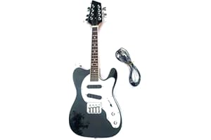 Musoo Brand Mandocaster Electric Mandolin in black color