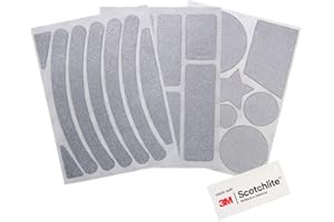 ‎SALZMANN Salzmann Reflektierende Sticker | Hergestellt mit 3M Scotchlite | Aufkleber für Taschen, Textilien, Helme & Kinderwagen