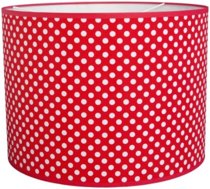 Taftan Polkadots Pendant Lampshade Diameter 35cm (Red)
