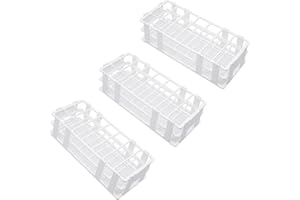BREUAILY 3 pz supporto per provette 30mm di plastica rack per provette con 21 fori supporto per provette per centrifuga per strumenti educativi forniture di laboratorio provetta