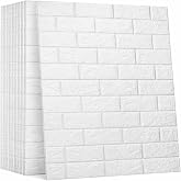 UKAB DEKOR Duvar Paneli Beyaz 3d Dekoratif Kendinden Yapışkanlı Esnek Duvar Kağıdı Kaplama Paneli K&ouml;p&uuml;k Beyaz 70 x 77