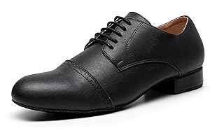 SWDZM Zapatos de Baile Latino Flamenco Hombre Zapatos Baile Salon Hombre Tacon Bajo