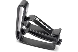Walker's Belt Holder For Muffs, Glasses, Rope, ect Walkers Game Ear Walker-Soporte de Clip para Orejeras, Gafas, Cuerda, etc, Negro, Talla única Unisex Adulto