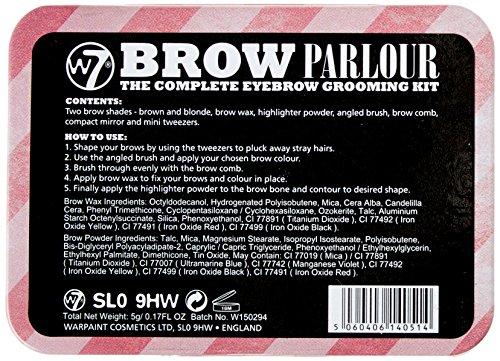 w7 Brow Parlour the complete eyebrow grooming kit - 2
