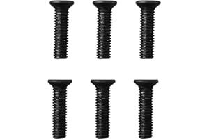 BABOMINIMER Lot de 6 vis d'adaptation de tige de mandrin de perceuse, vis d'adaptation de tige de mandrin, vis de verrouillage à filetage gauche (M6 x 22 mm)