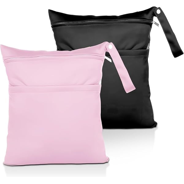 Lot De 2 Sacs Humides Natation 40x30 Cm Hongoen - Réutilisables, Imperméables Pour Maillots, Serviettes, Couches