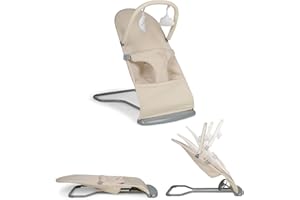 MS BabyWorld – Lullaby – Hamaca para Bebé 2 en 1 | Mecedora y Silla Reclinable | Vaivén Natural | Plegable | Arco de Juegos | Vibración Suave | para Recién Nacidos hasta 9 kg