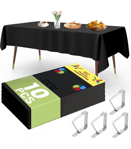 Confezione 25 Tovaglie Coprimacchia In TNT Nero – 100x100 Cm, Tessuto Non Tessuto, Per Aperitivi E Cene