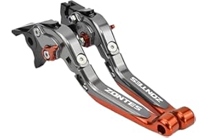ByoBLu Accesorios for Motocicletas Palanca de Embrague de Freno CNC palancas Extensibles Plegables Ajustables for Zontes G1-125 ZT125-U 125 U1 Z2 125 U125