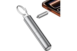 GjnjfdF Card Ejector Tool - Needle Ejector Card Tray Keychain Phone | Precision Cleaning Brush for Smartphone Jack Charging Port Smartphone Tablet Electronics Travel