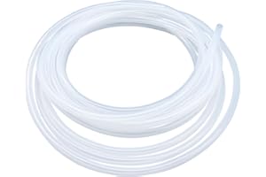 LAVMHAB Silikonschlauch 6mm ID x 8mm OD 8 Meter Länge, Lebensmitteltaugliche Schläuche Flexibler Schlauch Klar Wasser Luft Rohre für die Pumpe übertragen