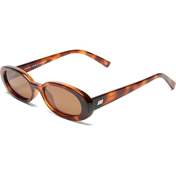 Le Specs. Outta Love Sunglasses - Black, Oval, Unisex