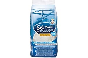 Danival-Sel Gros Marin Gris de l Atlantique, non traité, non raffiné-1 kg