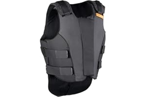Airowear - Outlyne - Teen Body Protector - Black - Unrestricted Movement & Comfort - Flexible - Horse Riding Body Protector - Protective Equestrian Gear