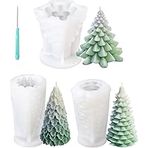 Xlwen - 1 Moule En Silicone 3D - Motif élan De Noël - Pour Bougies Parfumées - Peut être Utilisé Comme Moule à Bougie, Pour Faire Soi-même Des Bougies Parfumées Ou Des