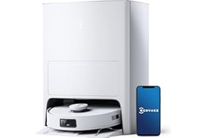 ECOVACS DEEBOT X1 e OMNI Robot Aspirateur Laveur avec Station de Nettoyage Multifonctionnelle, AIVI 3.0 évitement d'obstacles, 260min, 400m2, Cartes 3D, Assistant Vocal Yiko