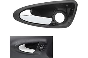 ZEALfix pour Seat Ibiza 6J Poignée de Porte intérieures gauche et droite avant 6J1837113A 837114,Lot de 2 Poignée