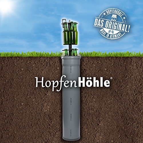 HopfenHöhle: Outdoor Erdloch Bierkühler, Bar-Gadget, Bier-Geschenk (Universal: 15x 0.5l / 0.33l Stups / 0.33l Langhals) - 2